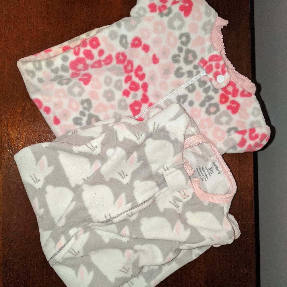 Carter Fleece Footie Pajamas